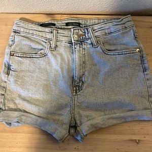 These are stone wash target jean shorts. In a size 2.